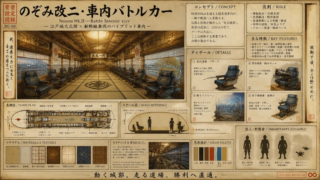 Nozomi Mk.II — Battle Interior Car
