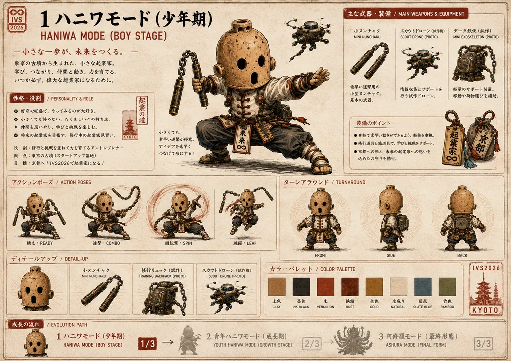 Haniwa Mode (Boy Stage)