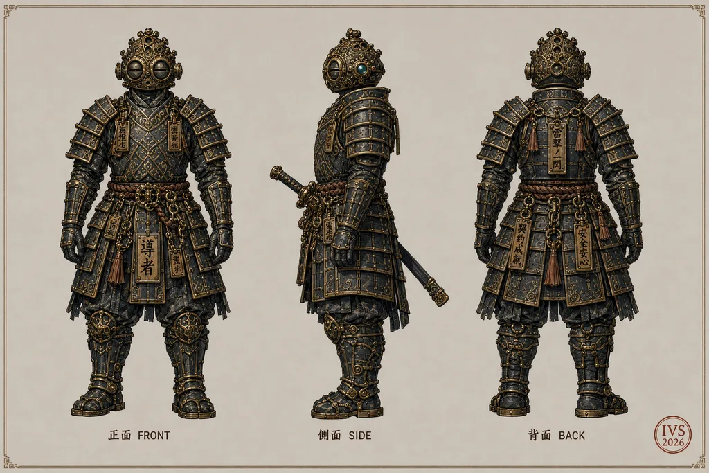 Dogu Mode - Growth — turnaround (front / side / back)